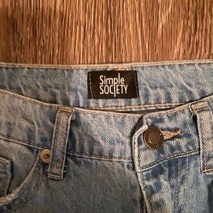 Simple Society High Waisted Denim Jeans